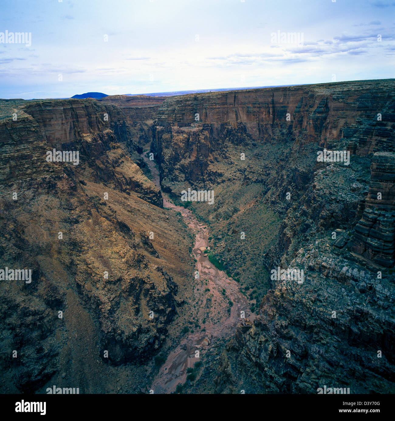 Little Colorado River Gorge in Little Colorado River Navajo Tribal Park, near Cameron, Arizona, USA Stock Photo