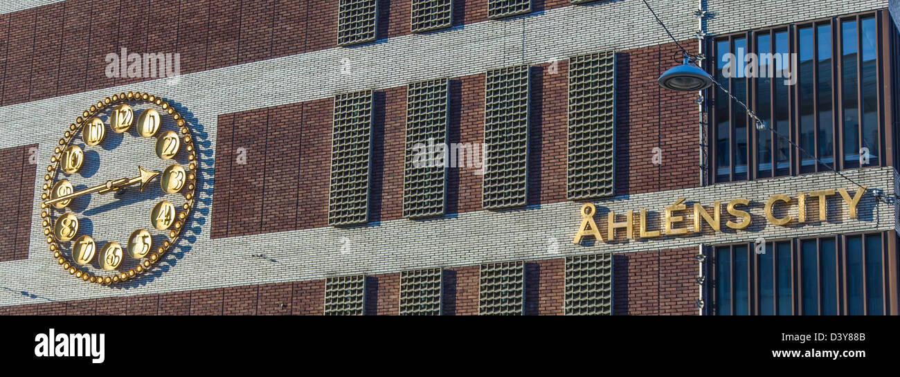 Ahlens City, one of Stockholm Sweden's most famous department stores