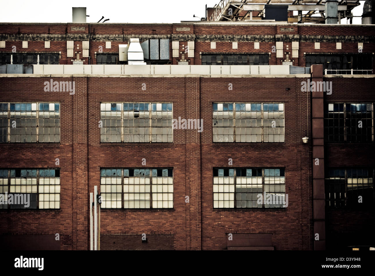 Urban factory in Colorado closed many years and a blight in the area