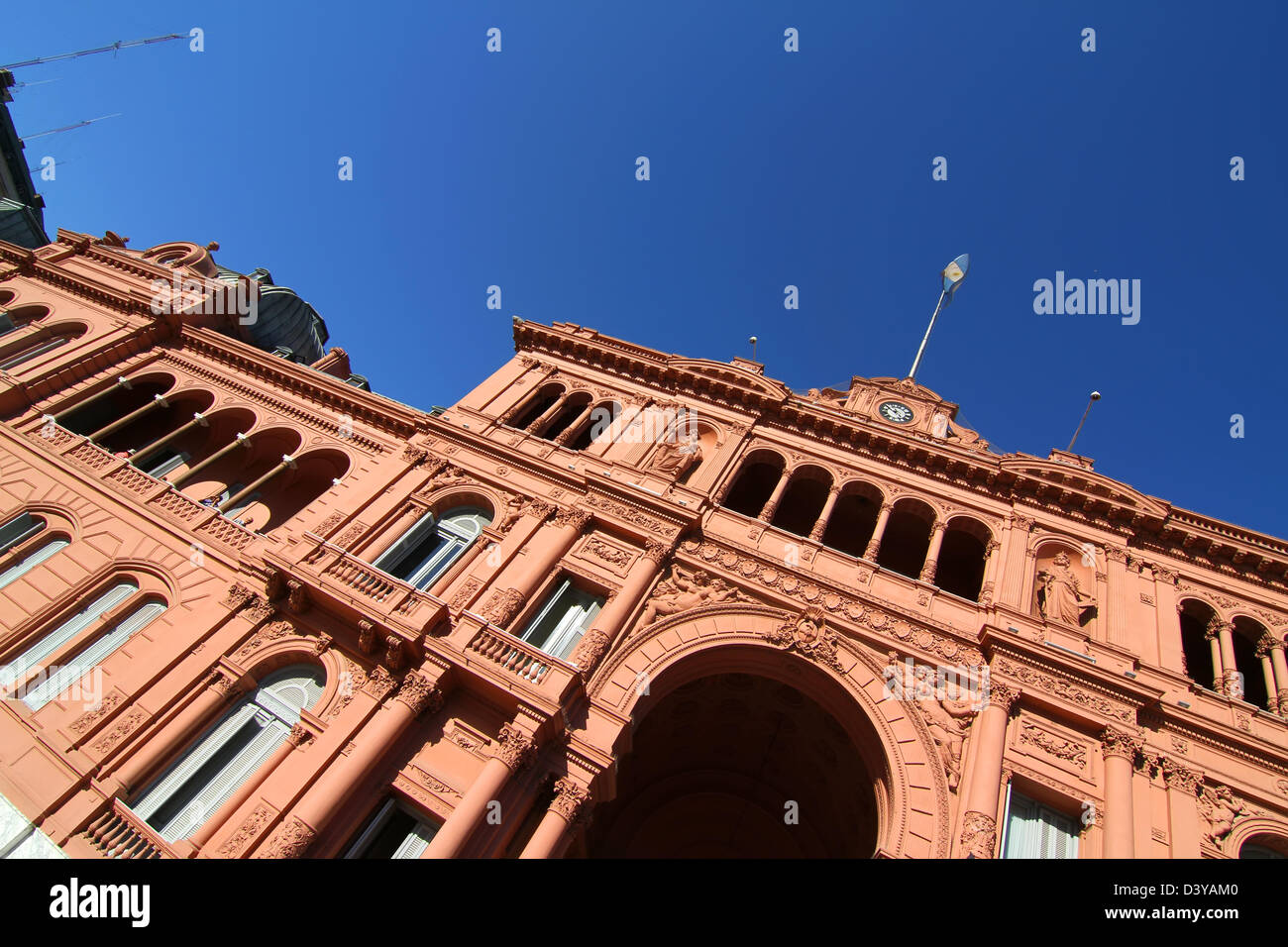 The 'Casa Rosada', the government building in Buenos Aires, the Capital of Argentina. Stock Photo