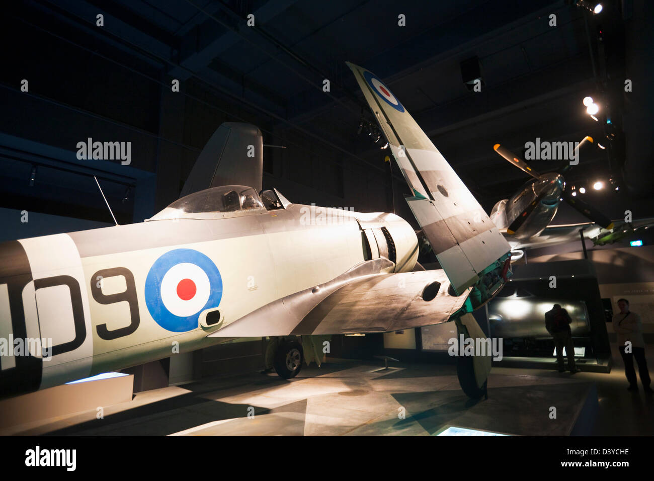 Hawker Sea Fury on display in Australian War Memorial. Canberra