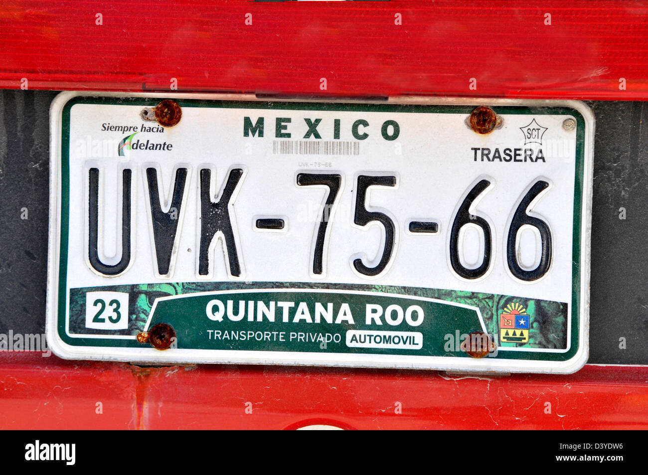 Car licence plate mexico hires stock photography and images Alamy