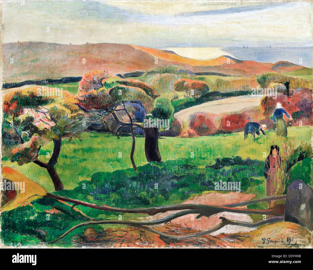 Paul Gauguin Landscape From Bretagne 18 Oil On Canvas Stock Photo Alamy Paul Gauguin Landscape From Bretagne 18 Oil On Canvas Stock Photo Alamy