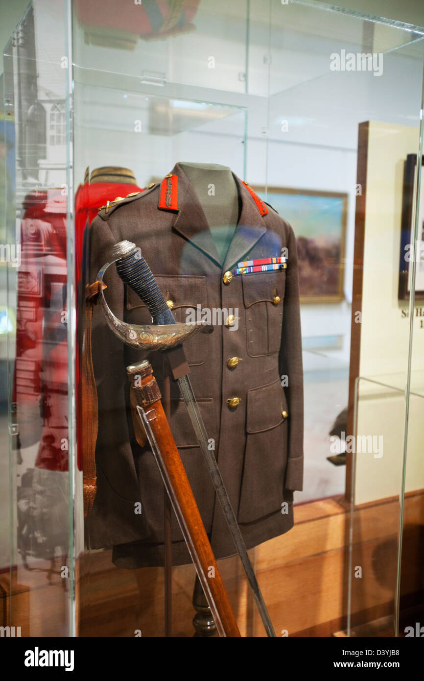 War memorabilia on display in the Australian War Memorial. Canberra