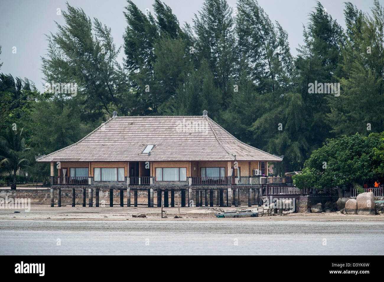 [BINTAN ISLAND, INDONESIA: Xxxxxxxx during day one of the 1st KTA Bintan at Argo Beach Resort on February 21, 2013 Stock Photo