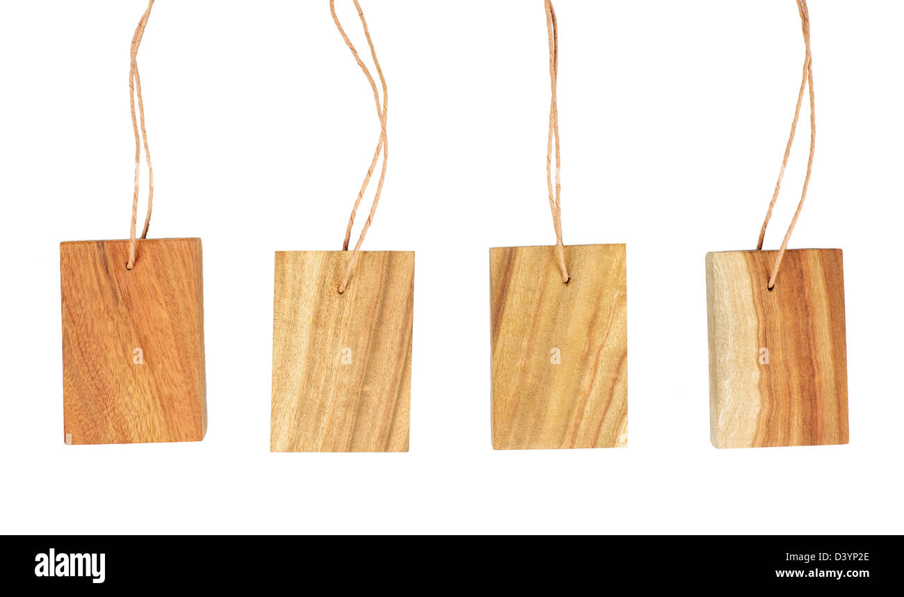 Blank wood sign isolated on white background Stock Photo - Alamy