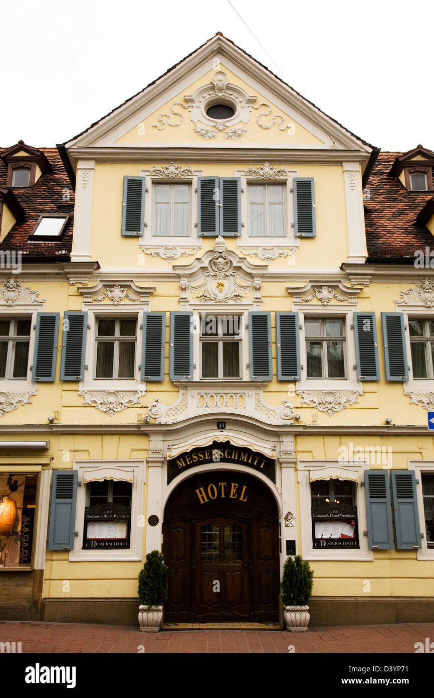 The Messerschmitt Hotel in Bamberg, Germany Stock Photo Alamy