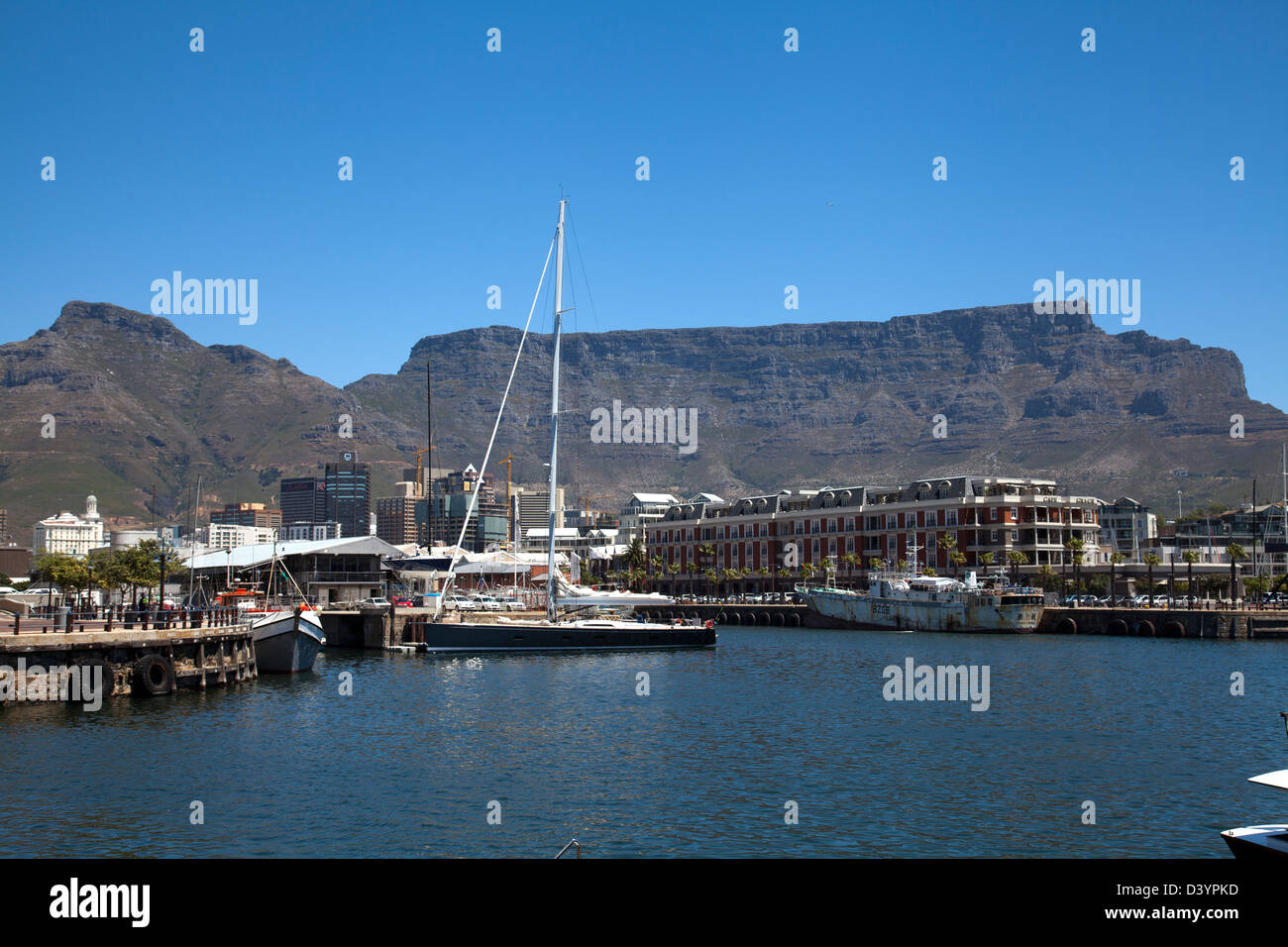 Cape Town Waterfront Victoria Basin in South Africa Stock Photo Alamy