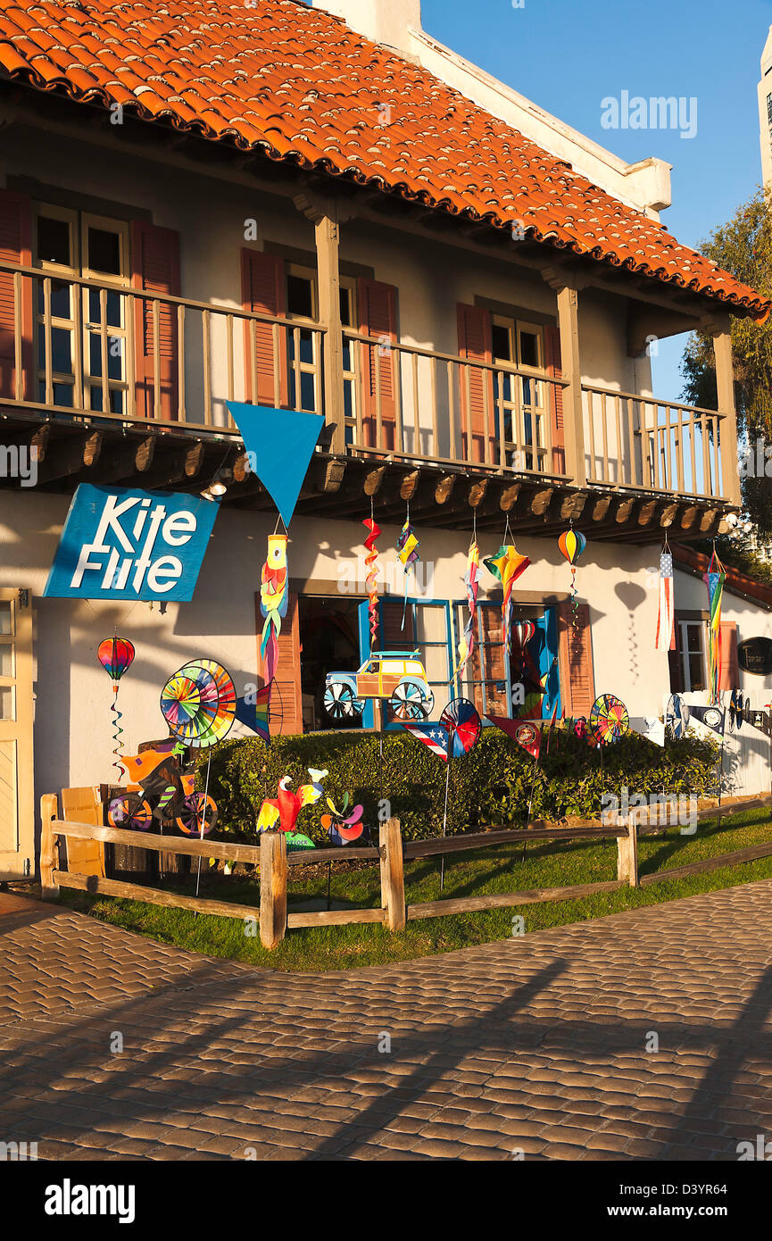 Kite Flite Shop Selling Kites and Garden Toys in Seaport Village San