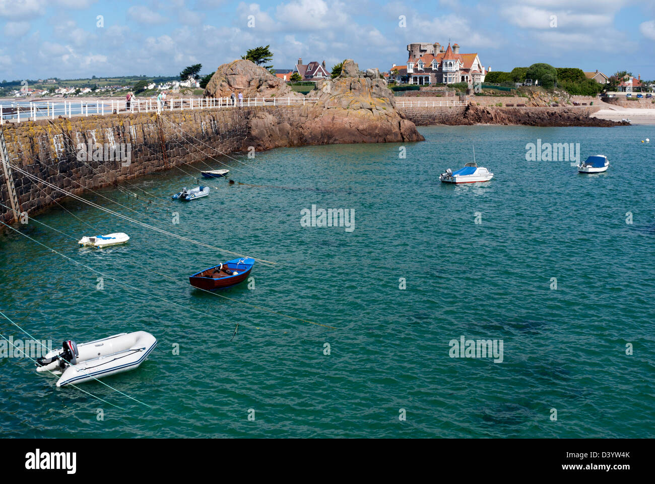 La Roque harbour, St Clements, Jersey, Channel Islands Stock Photo Alamy