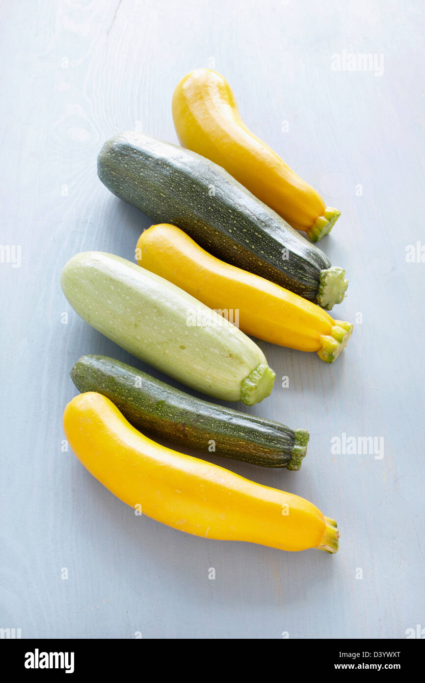 Variety of Zucchini Stock Photo Alamy