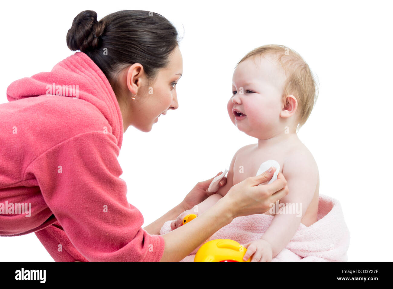 baby hygiene after bathing Stock Photo Alamy
