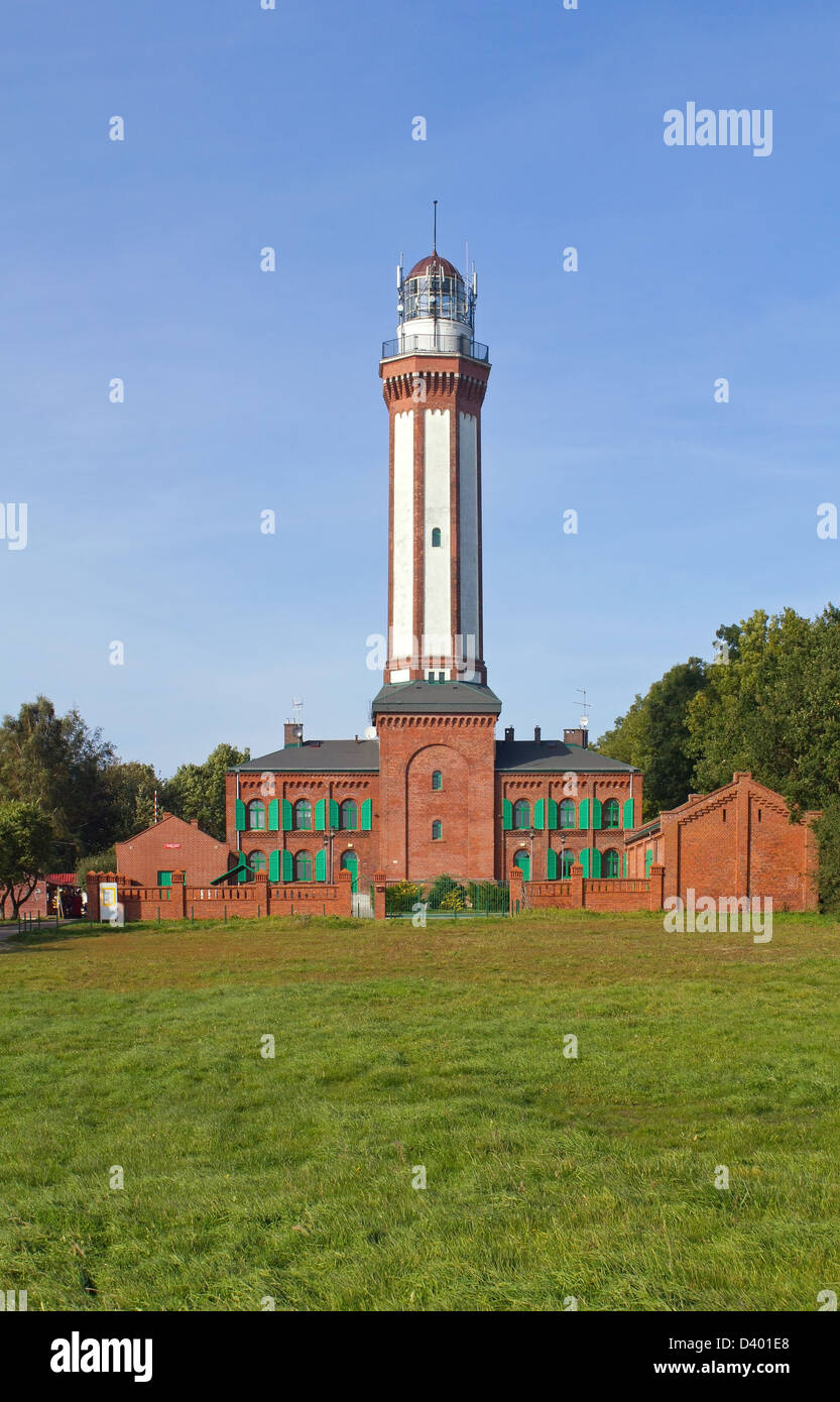 Horst, Poland, the Lighthouse of Horst-seaside Stock Photo