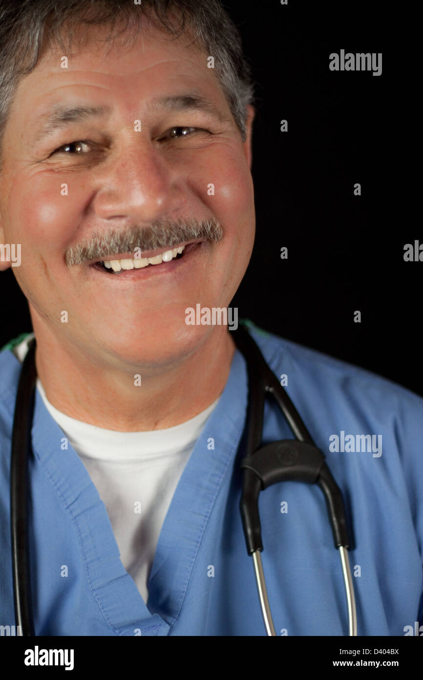 a male middleaged caucasian doctor, veterinarian, or nurse Stock Photo Alamy