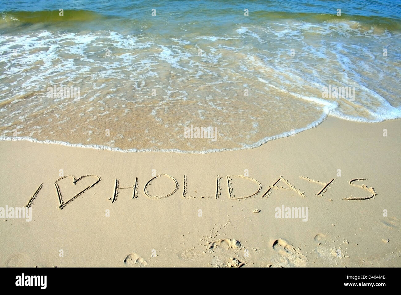 I love holidays Stock Photo Alamy