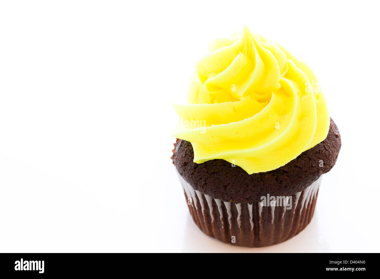Gourmet cupcakes with yellow icing prepared for Easter Stock Photo Alamy