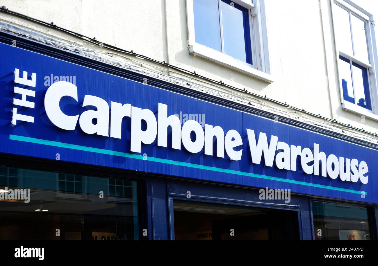 The Carphone Warehouse store Stock Photo