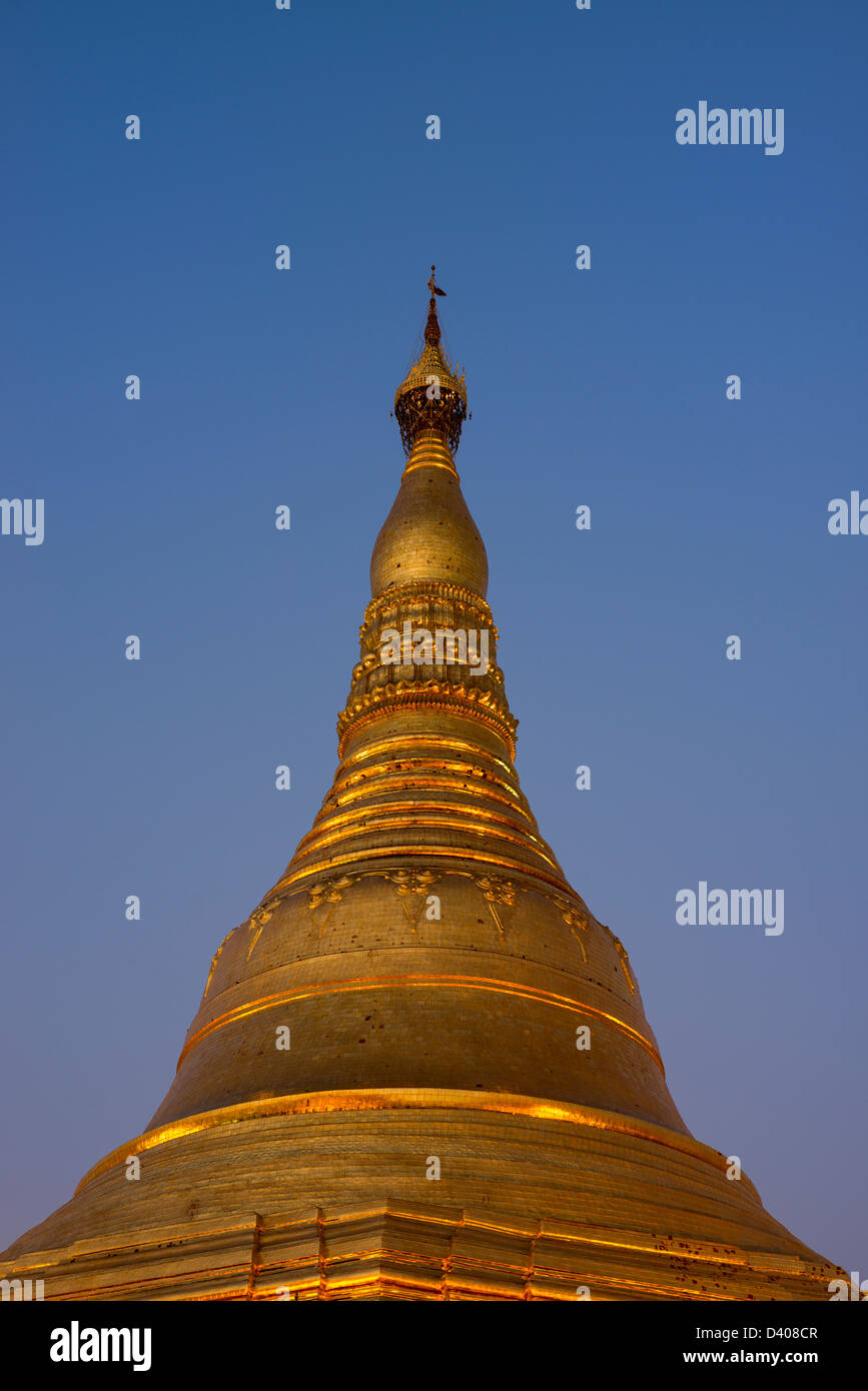 The main stupa of the Shwedagon Pagoda Yangon Myanmar Stock Photo - Alamy