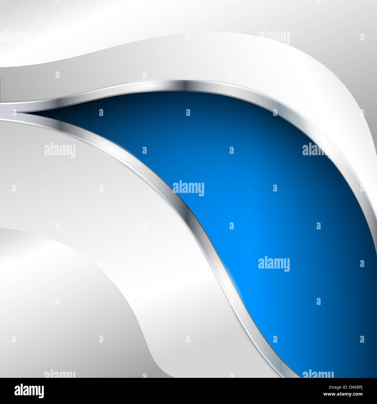 Abstract metallic background with blue element Stock Photo - Alamy