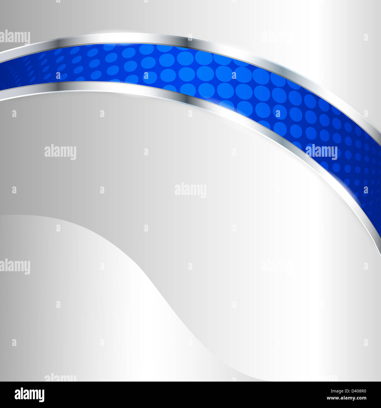 Abstract metallic background with blue element Stock Photo - Alamy