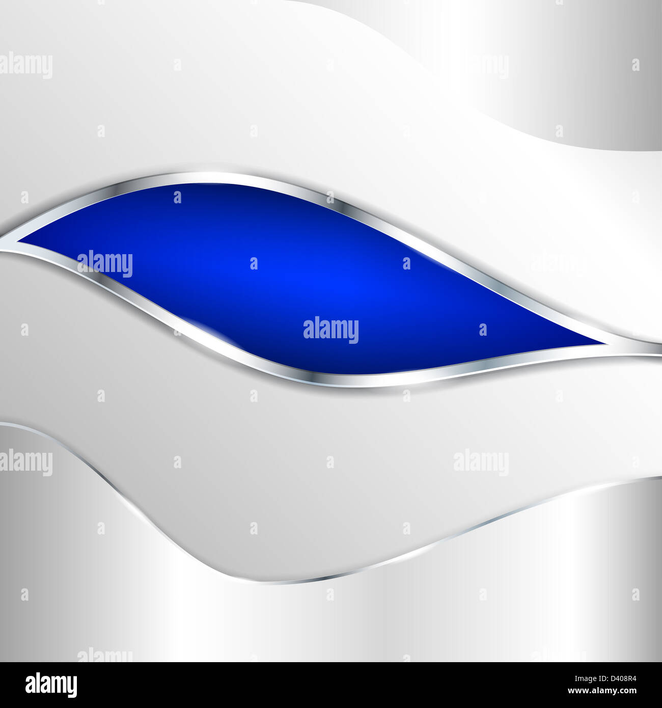 Abstract metallic background with blue element Stock Photo - Alamy