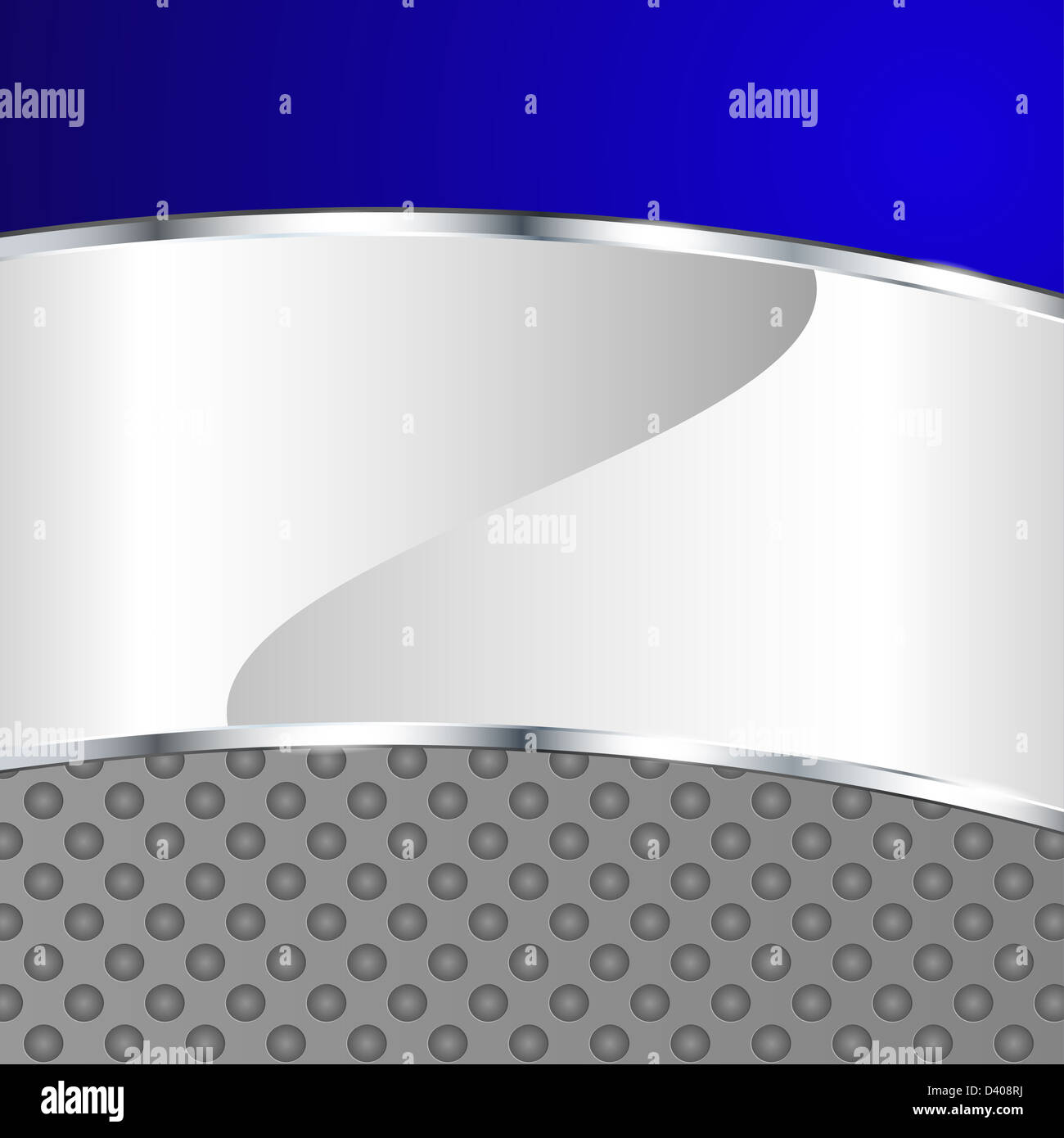 Abstract metallic background with blue element Stock Photo - Alamy