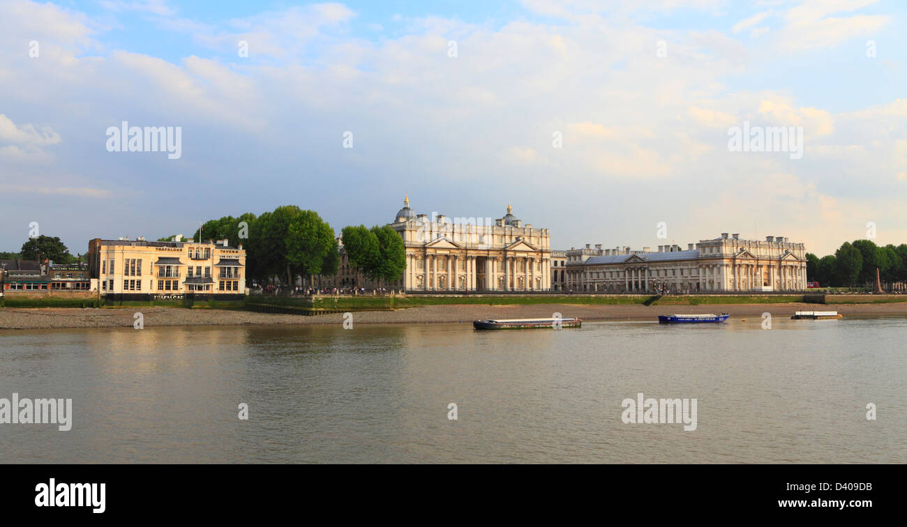 Greenwich, Trafalgar Tavern and National Maritime Museum London UK GB