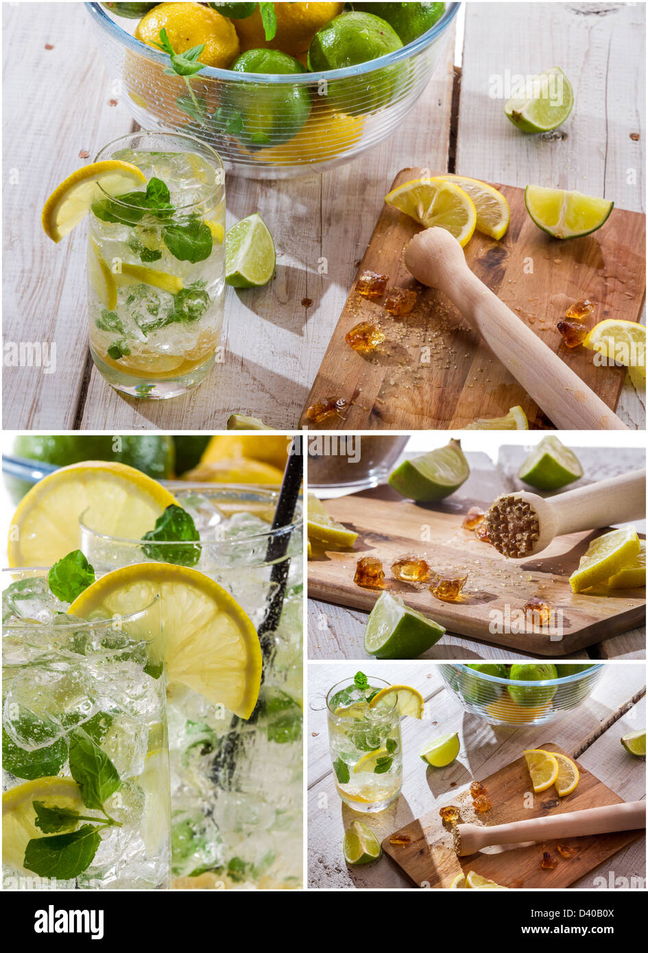 Cold drinks for summer Stock Photo Alamy