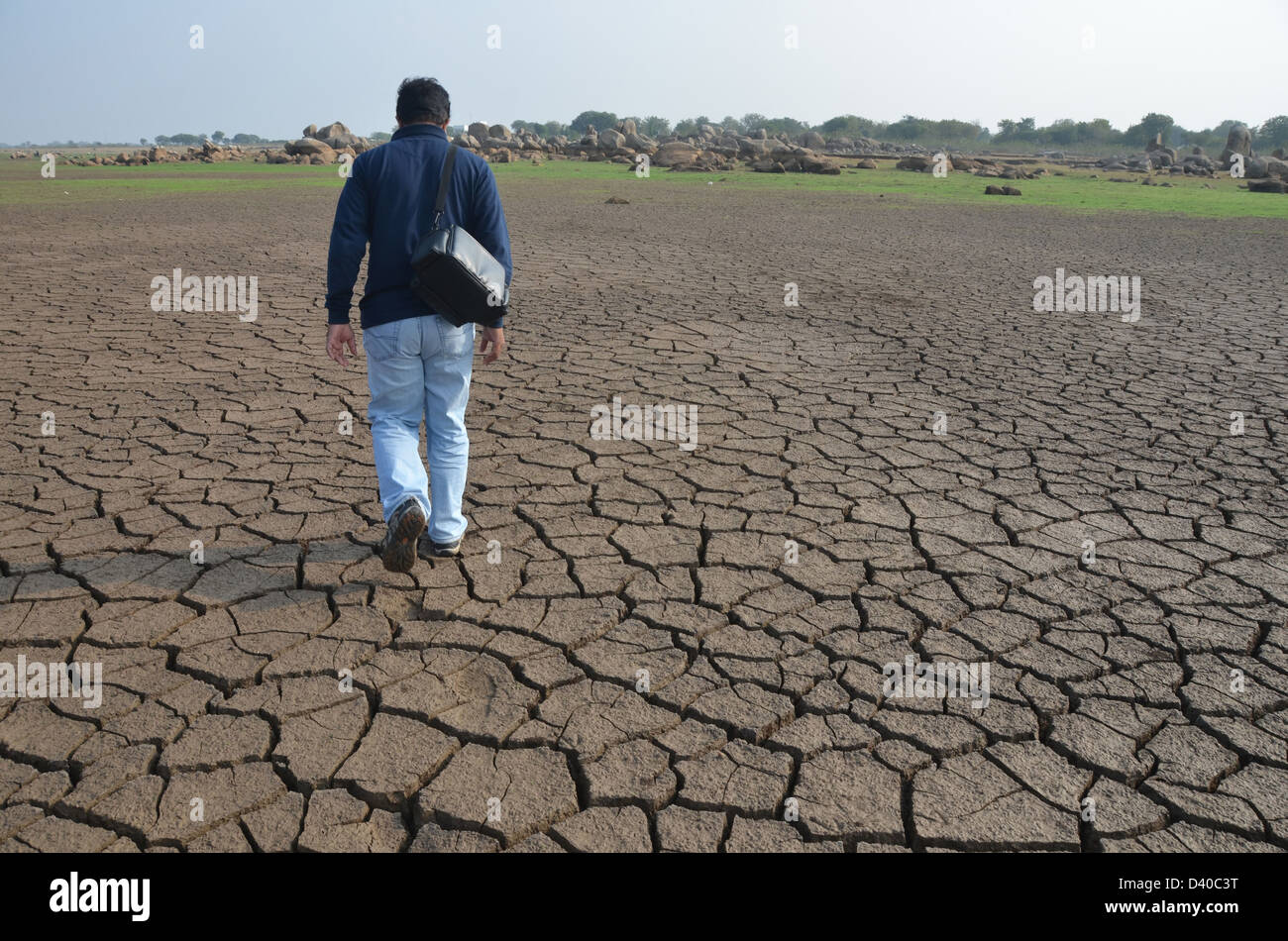 Dry land in South India Stock Photo - Alamy