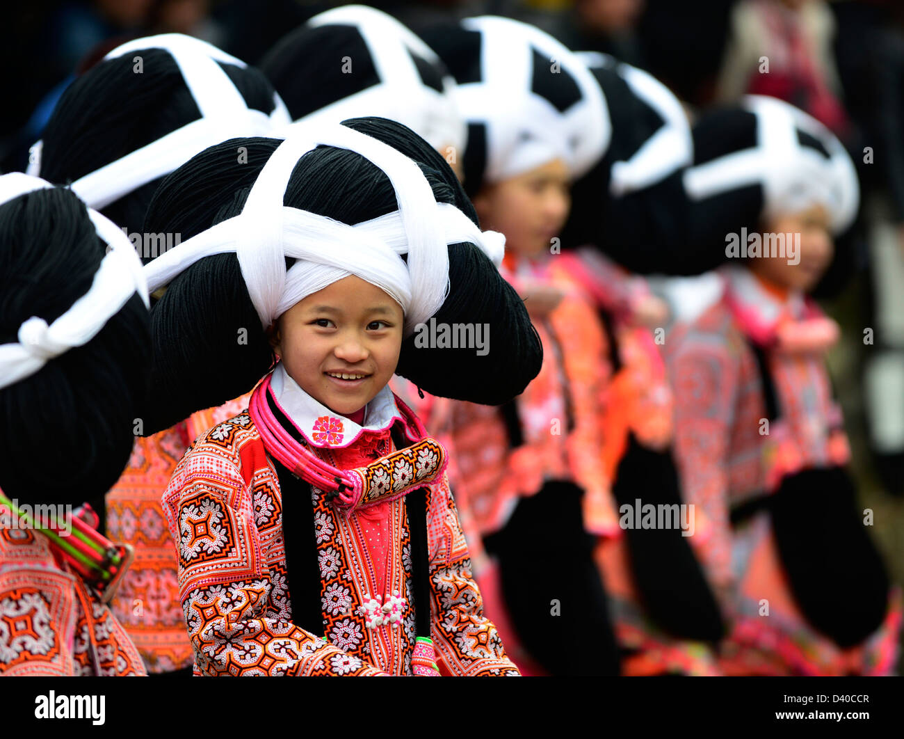 Miao little girl hi-res stock photography and images - Alamy