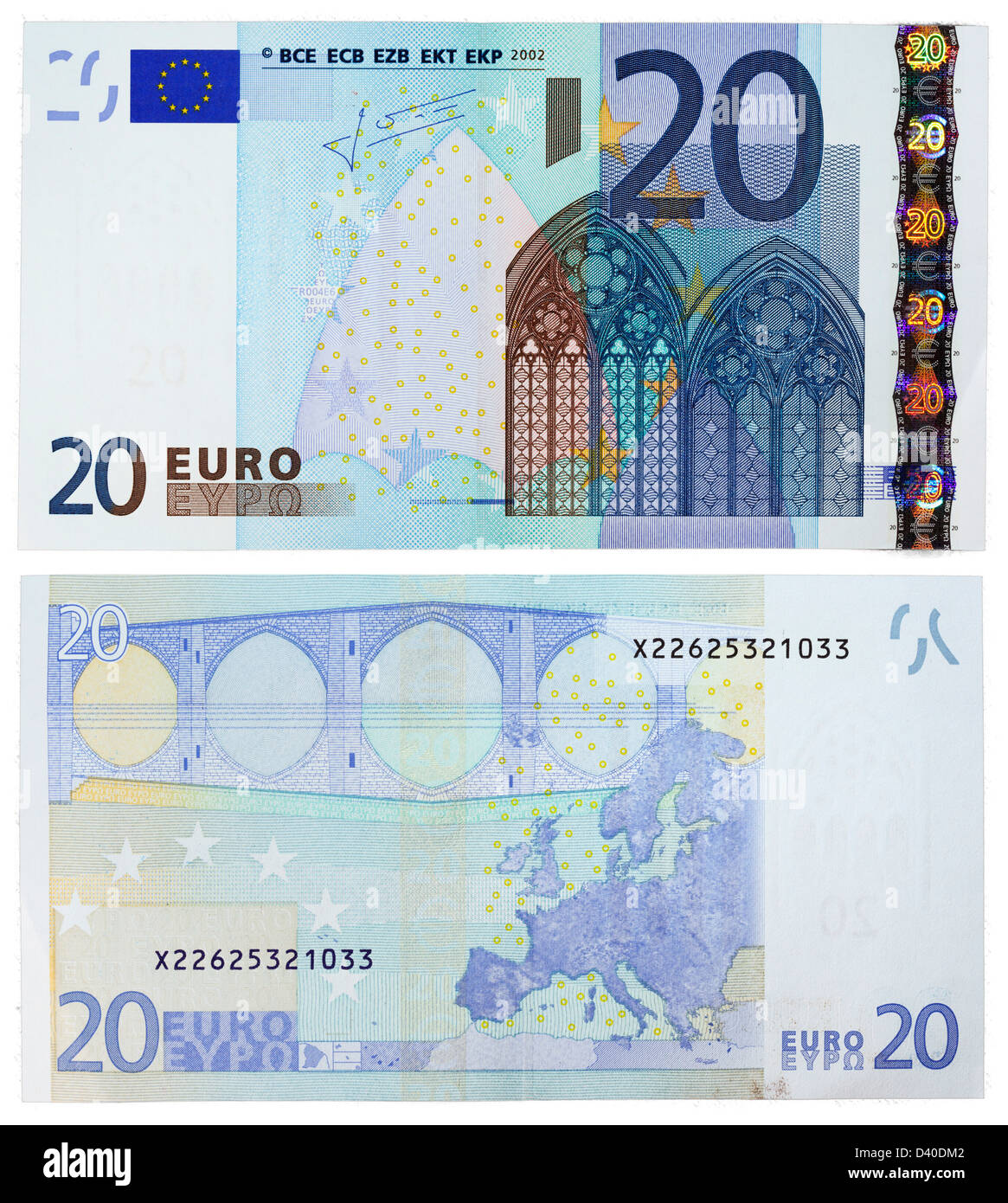 20 euro note hi-res stock photography and images - Alamy