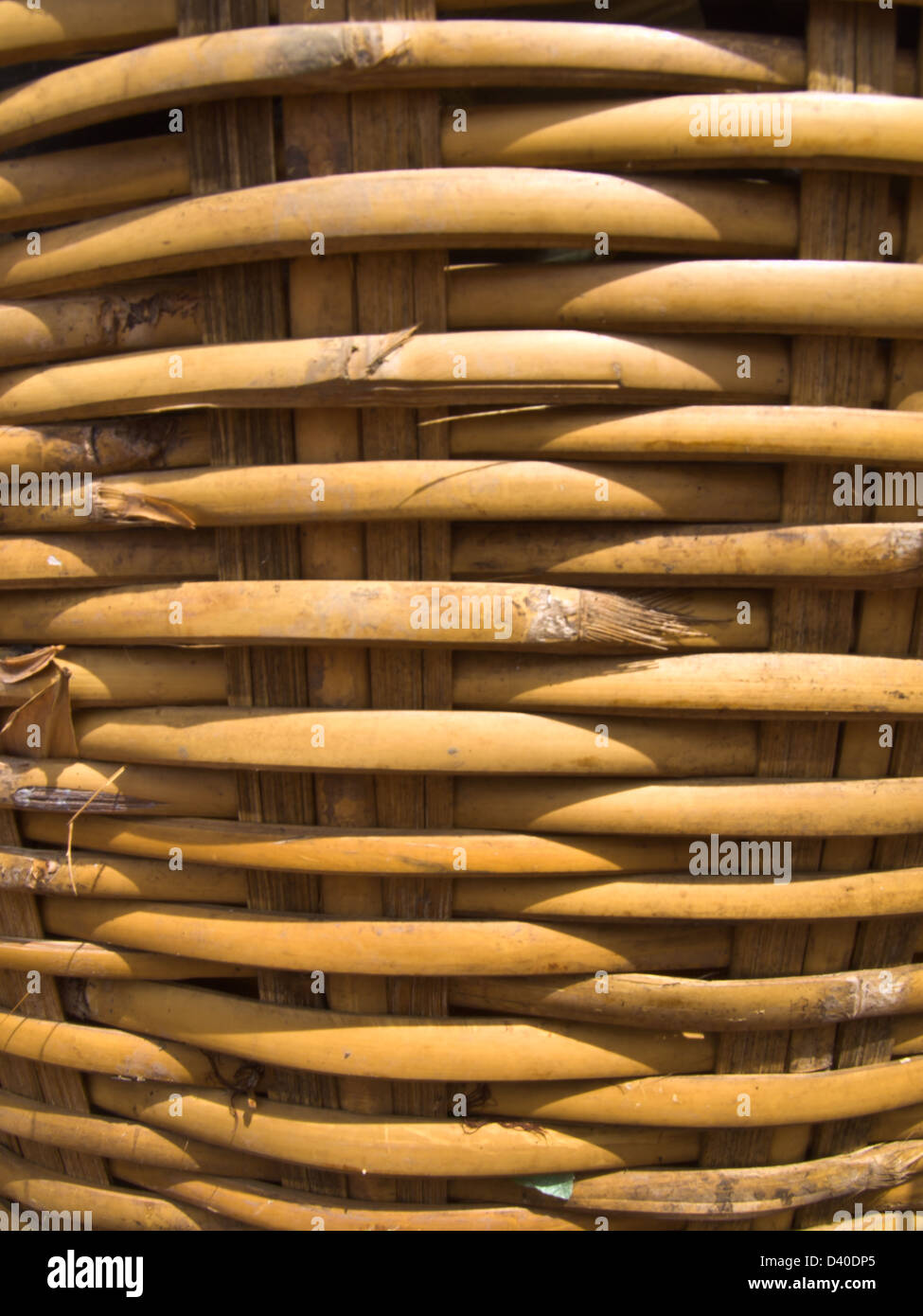 A yellow ratten wicker texture Stock Photo - Alamy