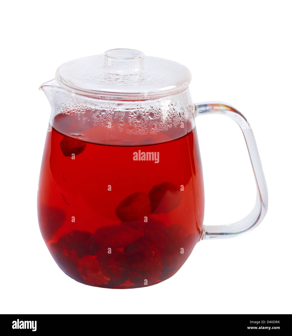 fruit berry green tea - raspberry,blackberry Stock Photo - Alamy