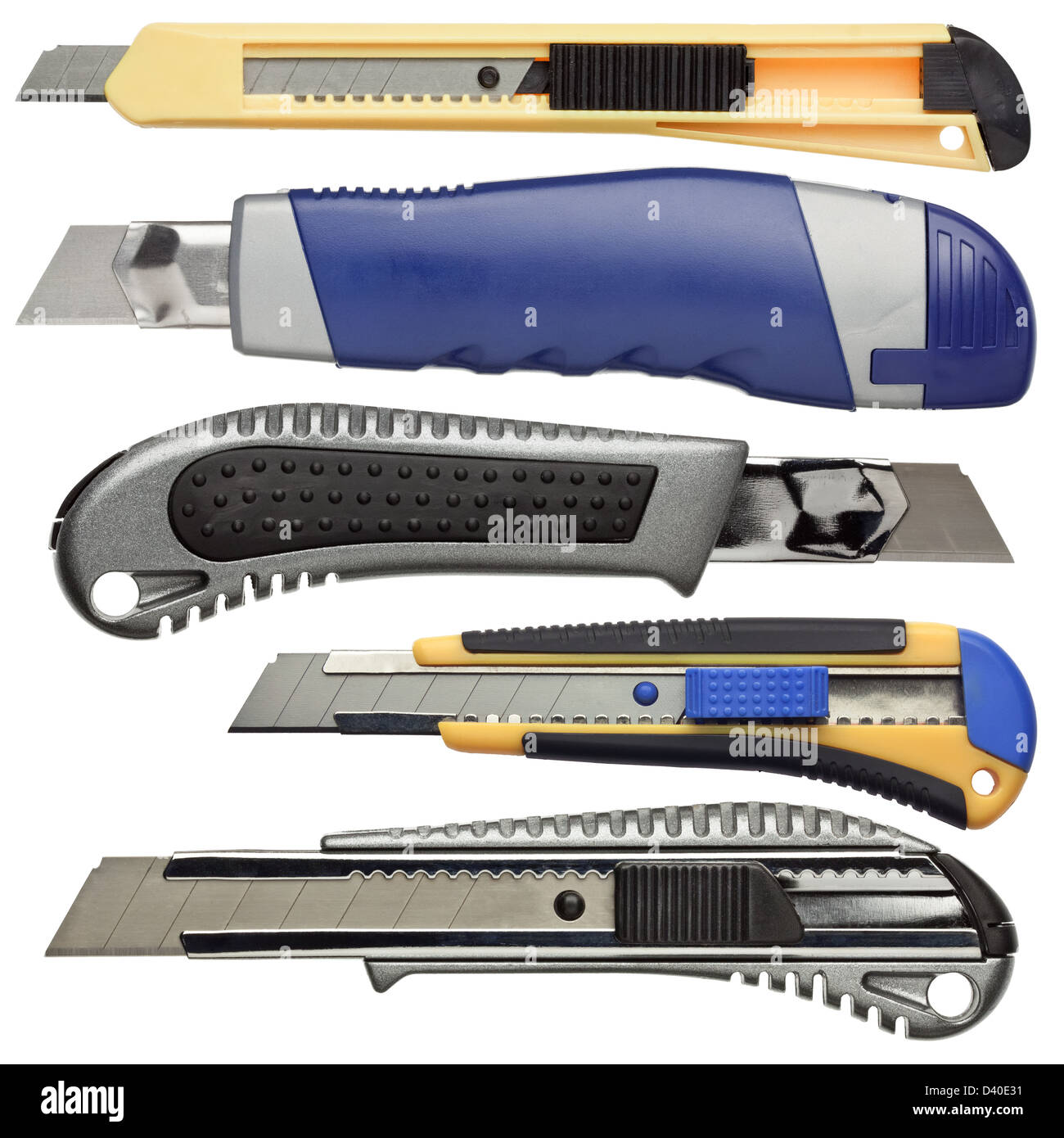 Hand tools set Cut Out Stock Images & Pictures - Alamy