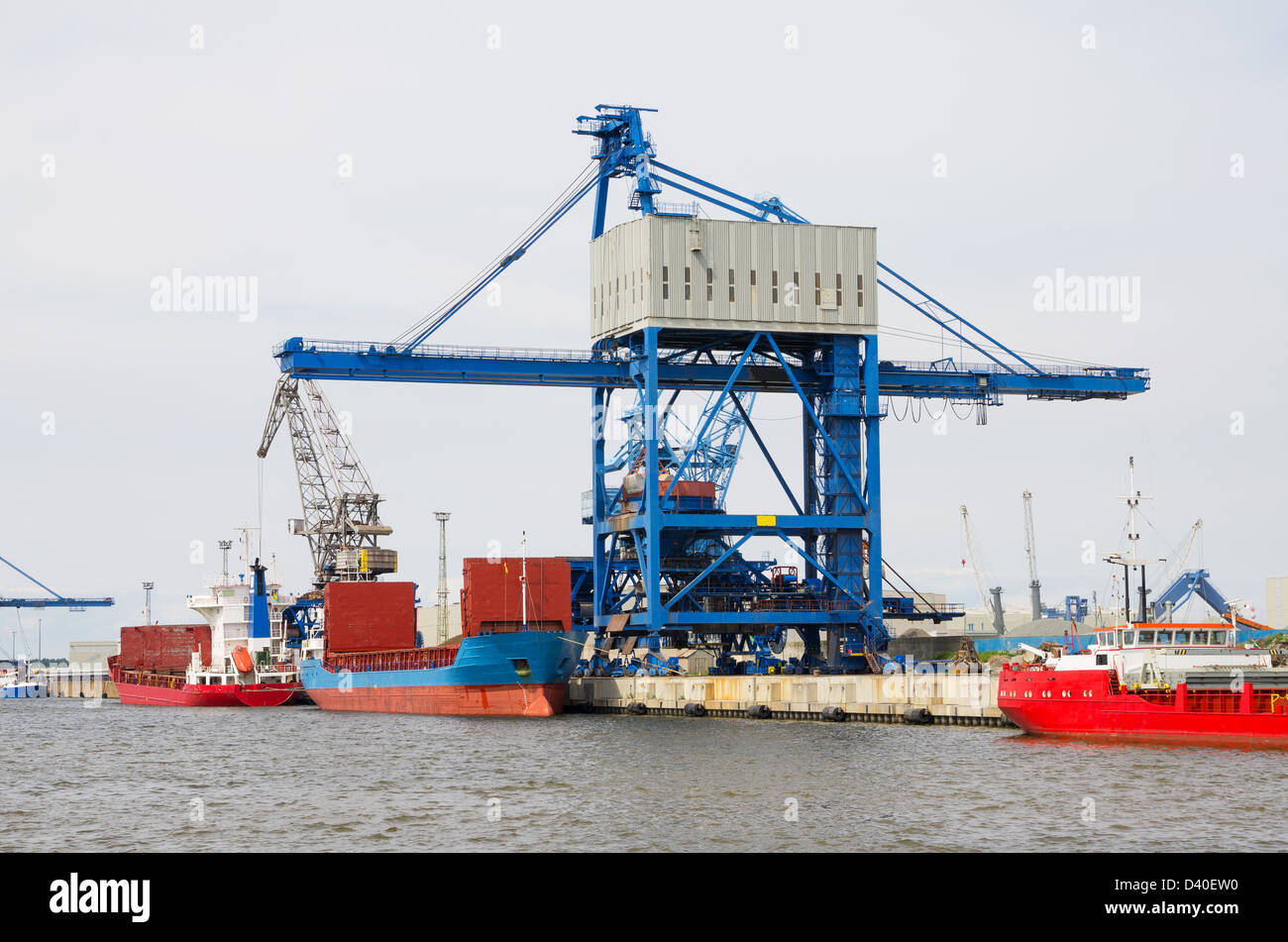 Port of Rostock. Germany Stock Photo - Alamy