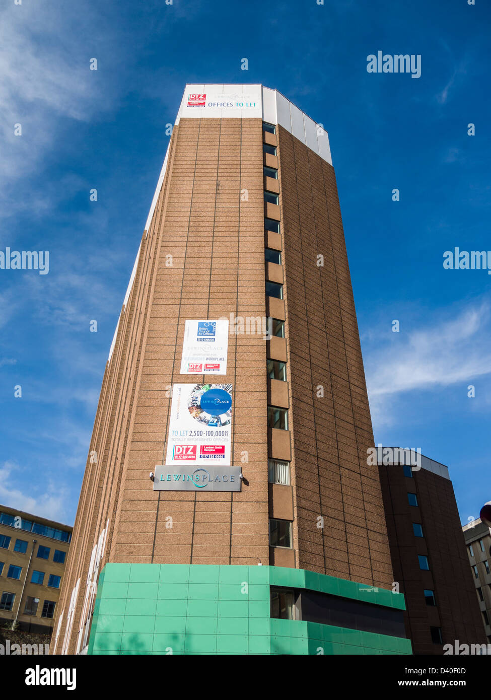 Lewins Place office block at Lewins Mead in the centre of Bristol, England. Stock Photo