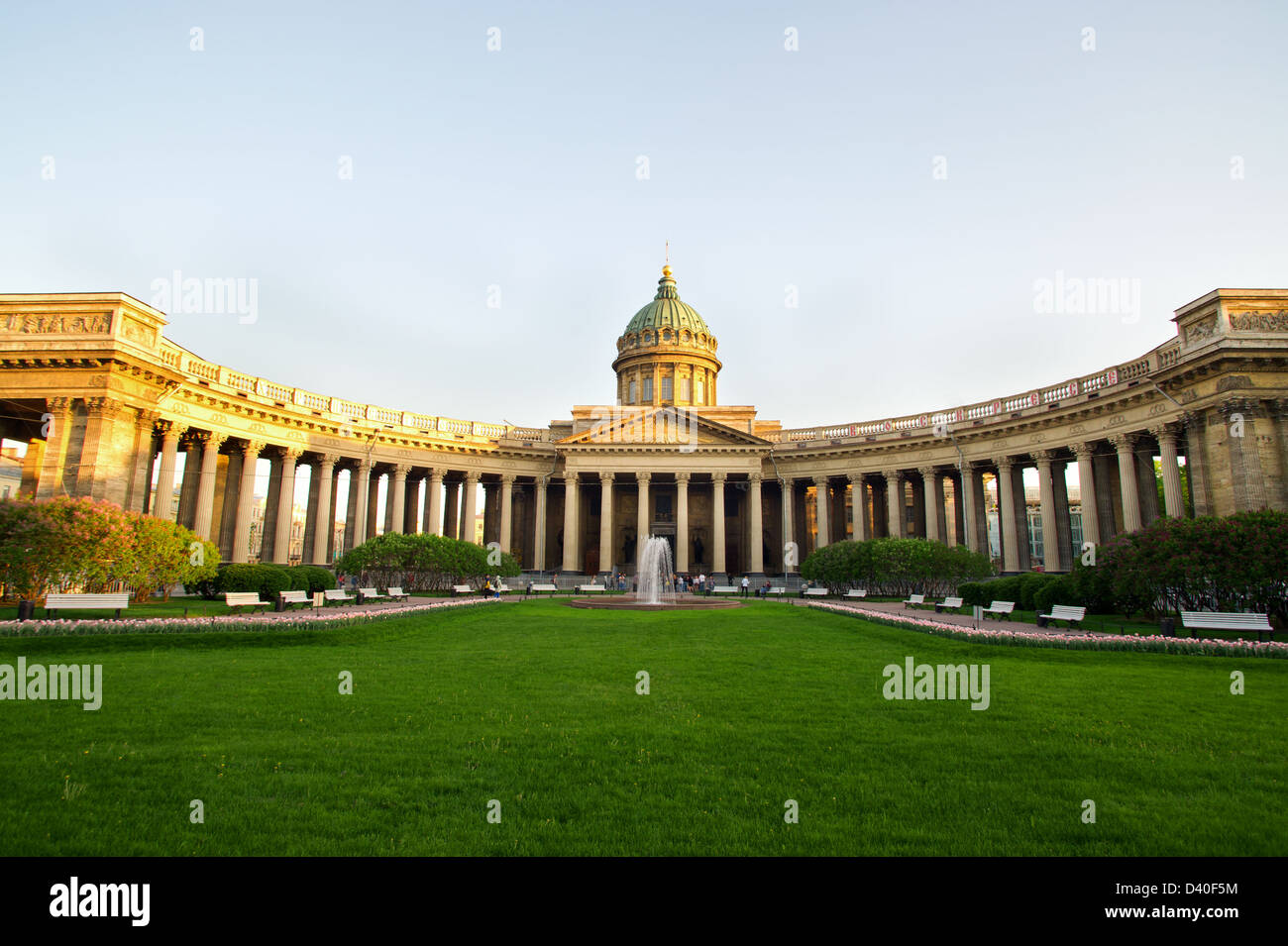 Kazan Cathedral. Historic Monument Stock Photo