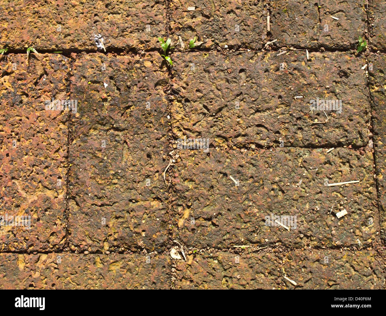 texture of Laterite as background Stock Photo