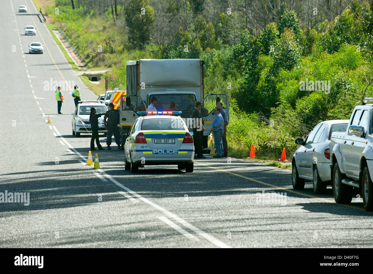 South africa police car hi-res stock photography and images - Alamy