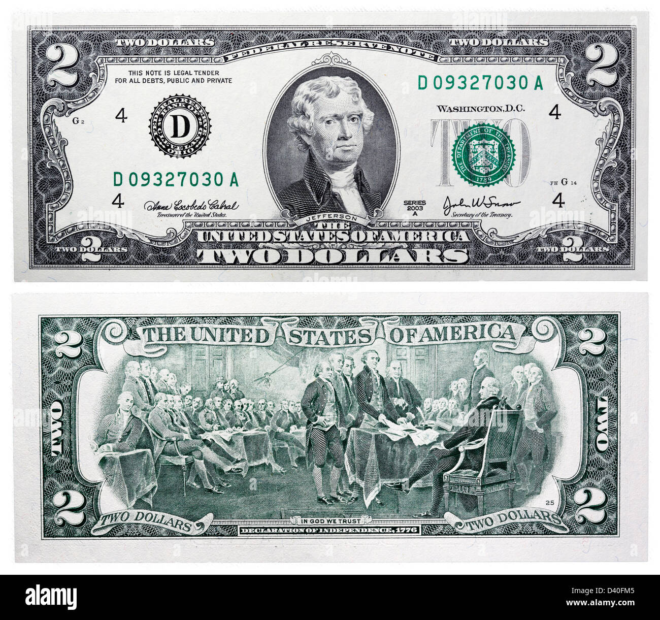 one dollar bill front and back