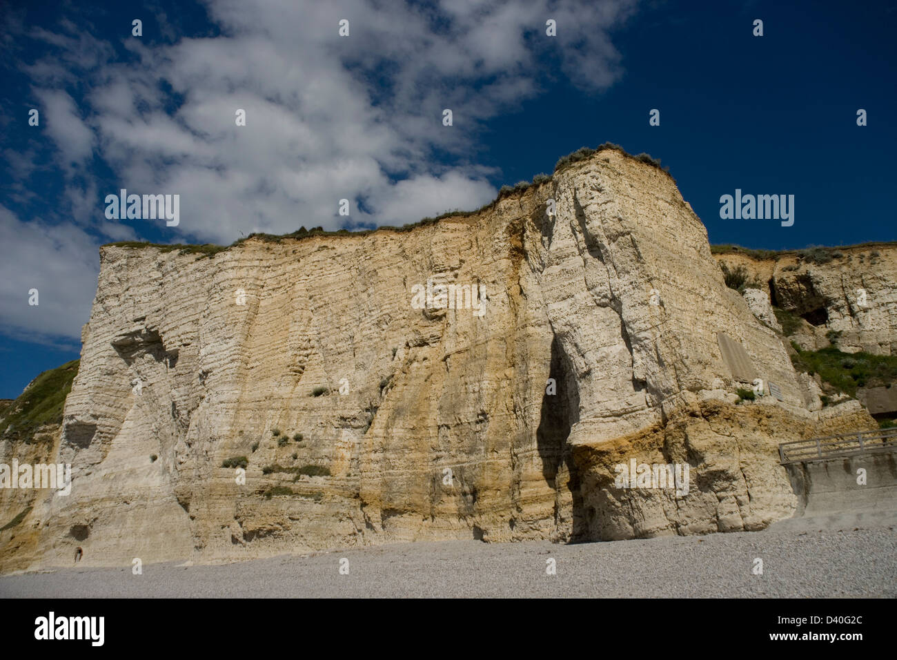 The beach and sea cliffs at Etretat in Normandy France Stock Photo - Alamy