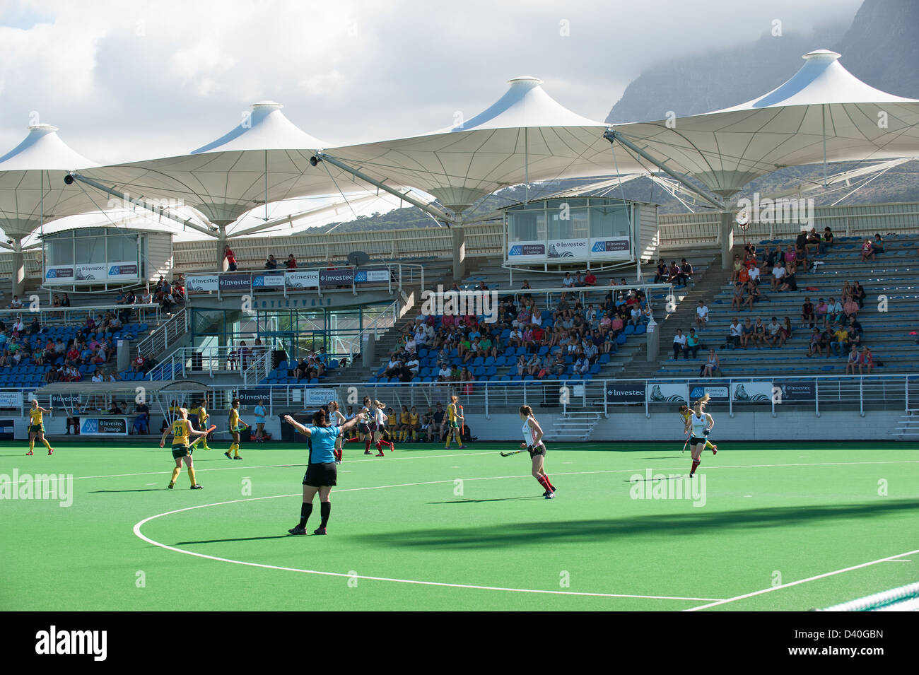 Hartleyvale Stadium Cape Town South Africa Ladies hockey match between