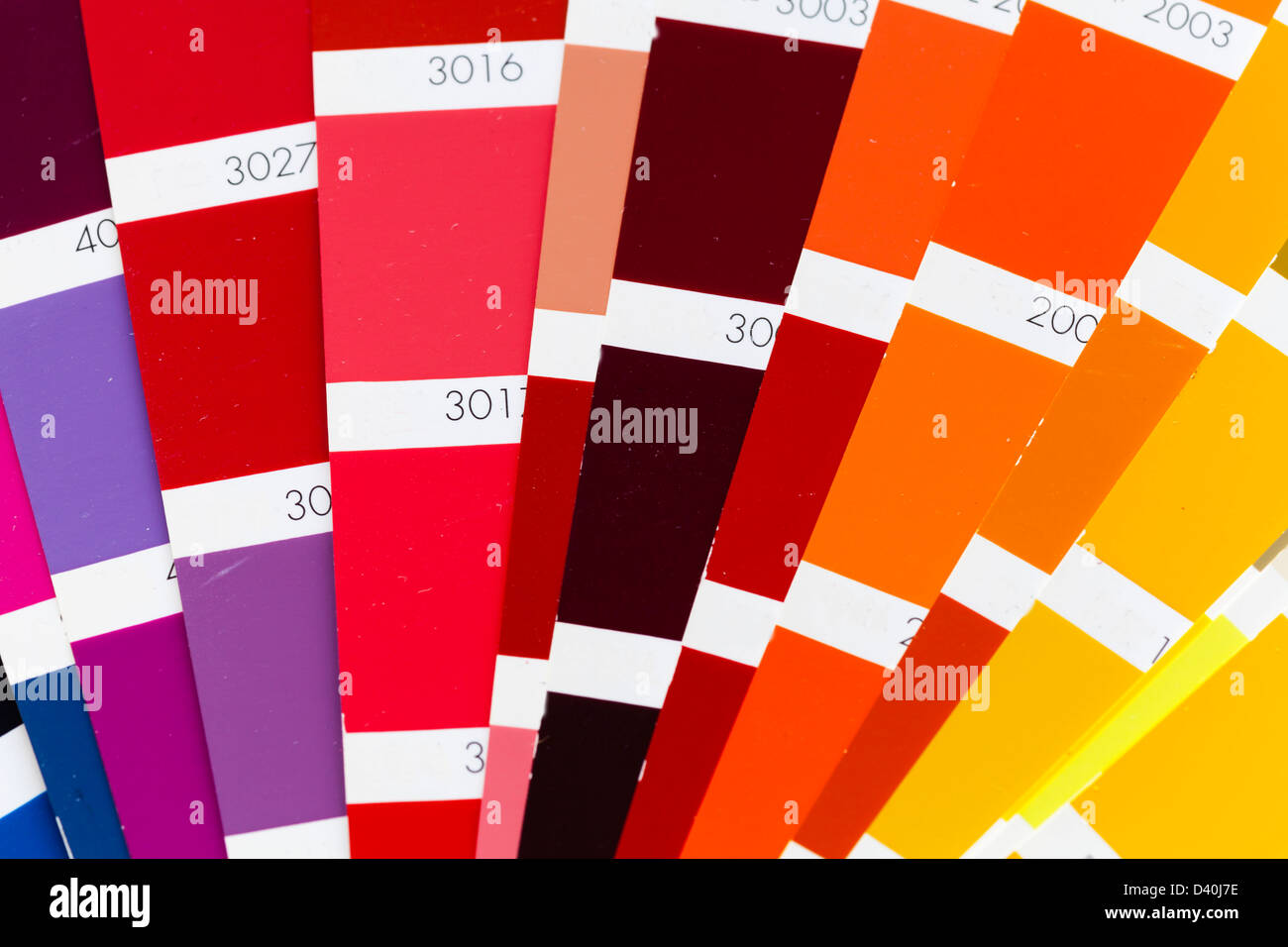 Pantone Color Red Chart