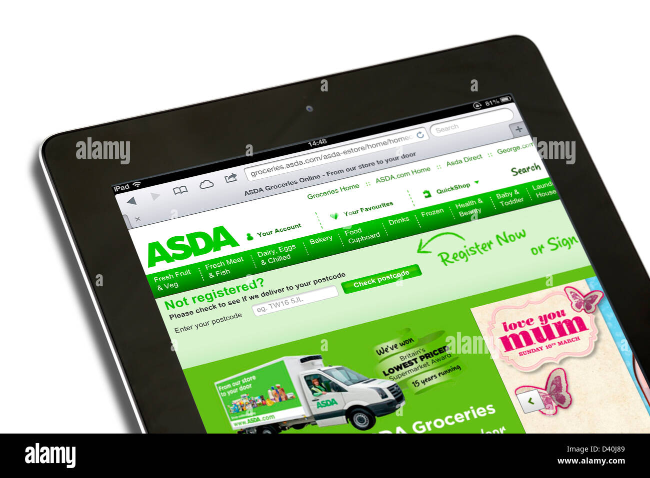 Asda delivery hi-res stock photography and images - Alamy