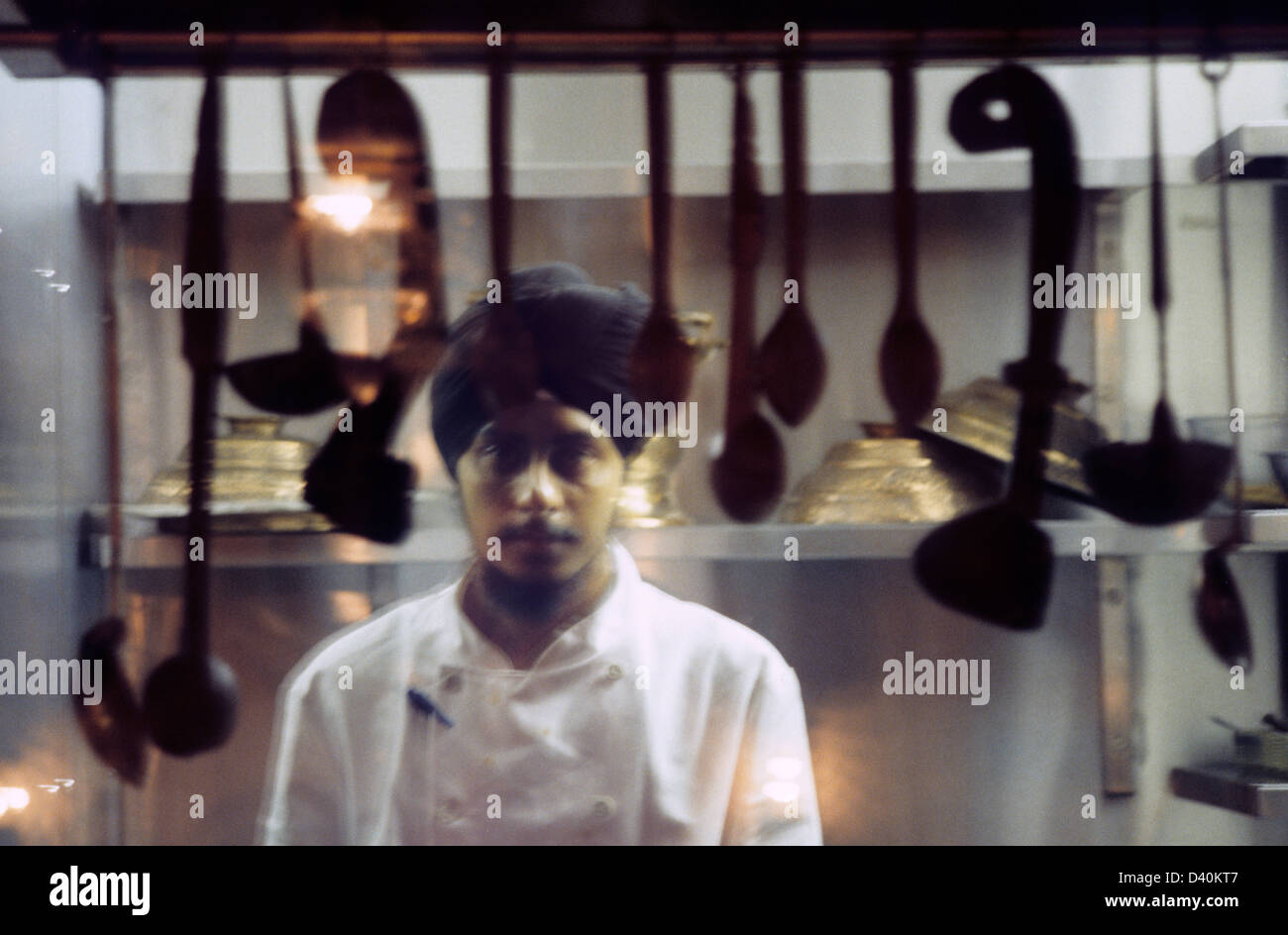 A chef in an Indian restaurant Stock Photo - Alamy