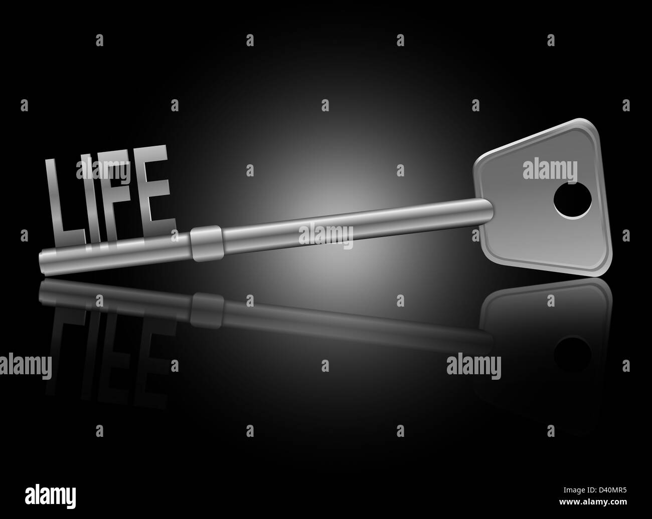The key to life Stock Photo - Alamy