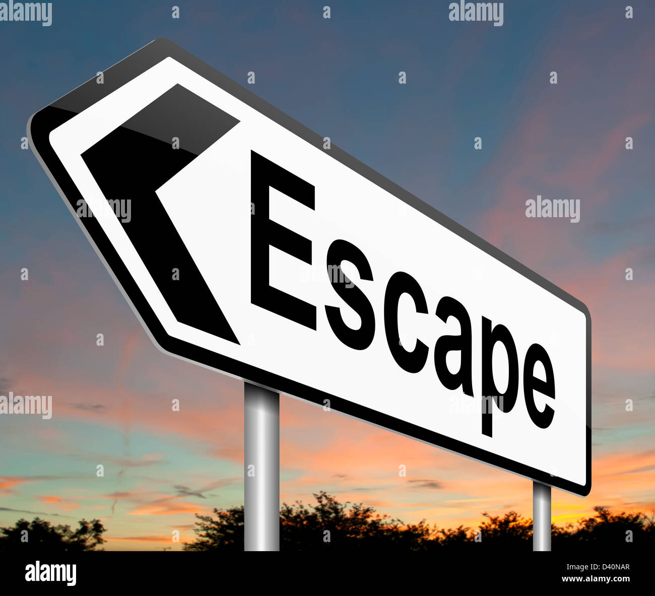 Exit sign exodus hi-res stock photography and images - Alamy