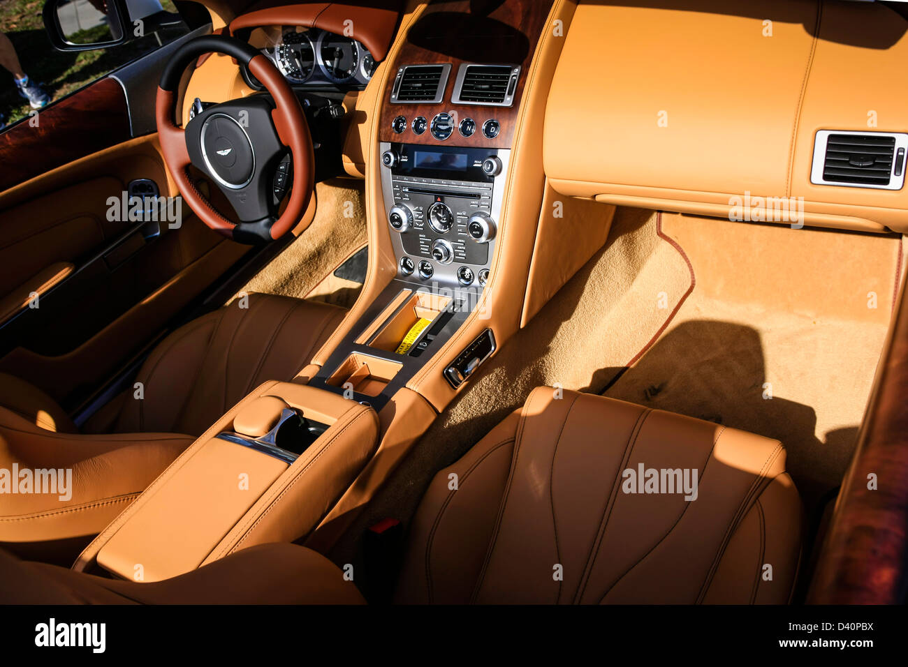 Aston Martin Interior Stock Photos Aston Martin Interior