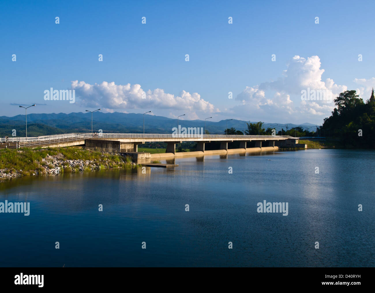 Mae Suay reservoir, Chiang rai, Thailand Stock Photo
