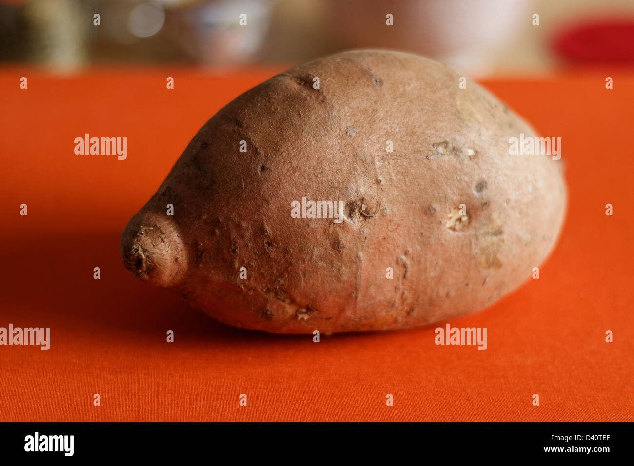 Whole yam or sweet potato. Stock Photo